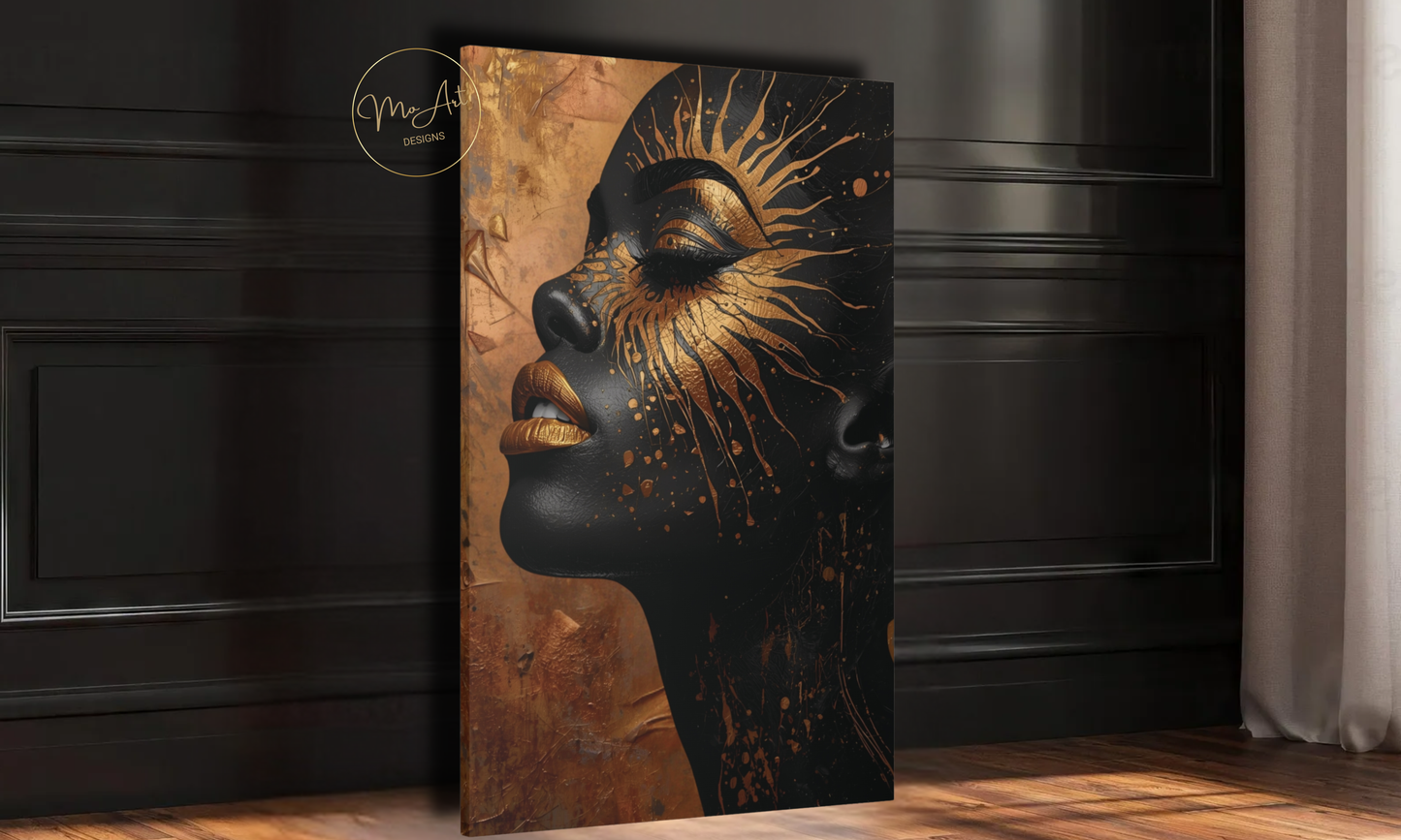 Starburst of Elegance – Canvas Wall Art