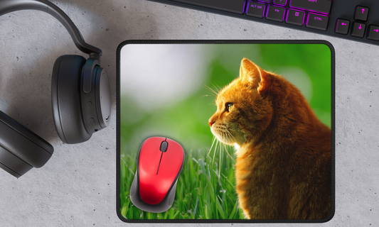 Ginger Cat Mouse Pad