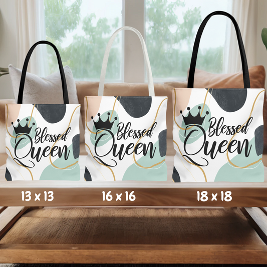 Blessed Queen Tote Bag