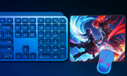 Manga Character Couple - Gaming Mouse Pad