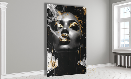 Abstract Smoke & Soul - Canvas Wall Art