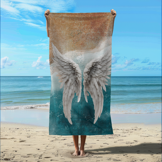 Angel Wings Beach Towel