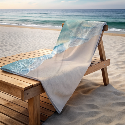 Sandy Ocean Shores - Beach Towel
