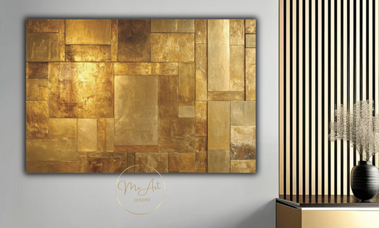 Shimmering Echoes of Elegance - Canvas Wall Art