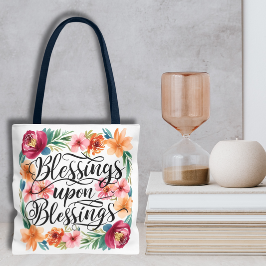 Blessings upon Blessings Tote Bag