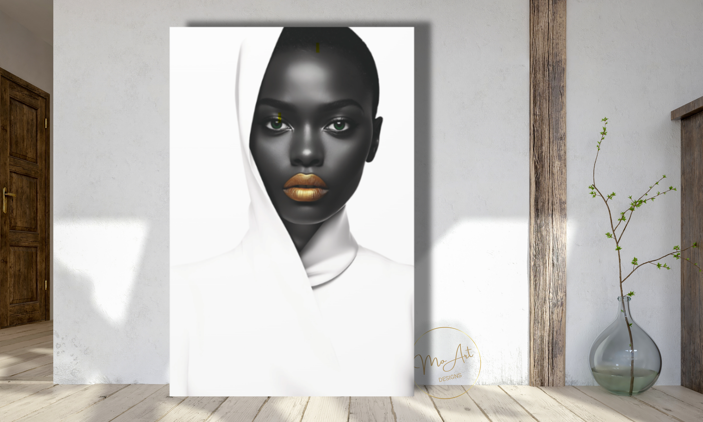Radiance in White – Canvas Wall Art