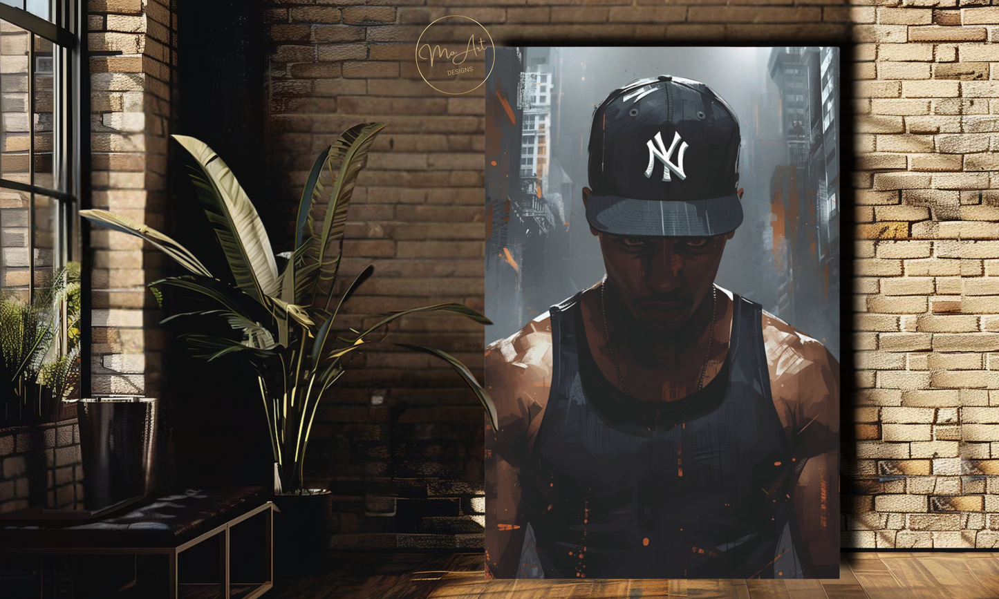 Built from the Block - Abstract Canvas Wall Art