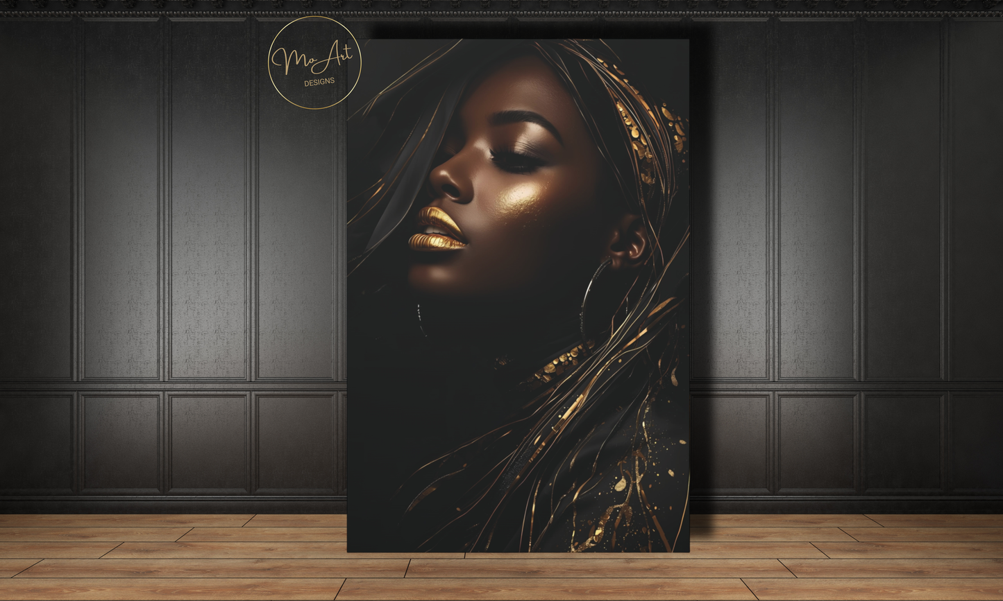 Opulent Glow – Canvas Wall Art