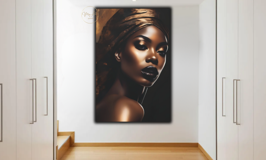 Bronze Divinity – Canvas Wall Art