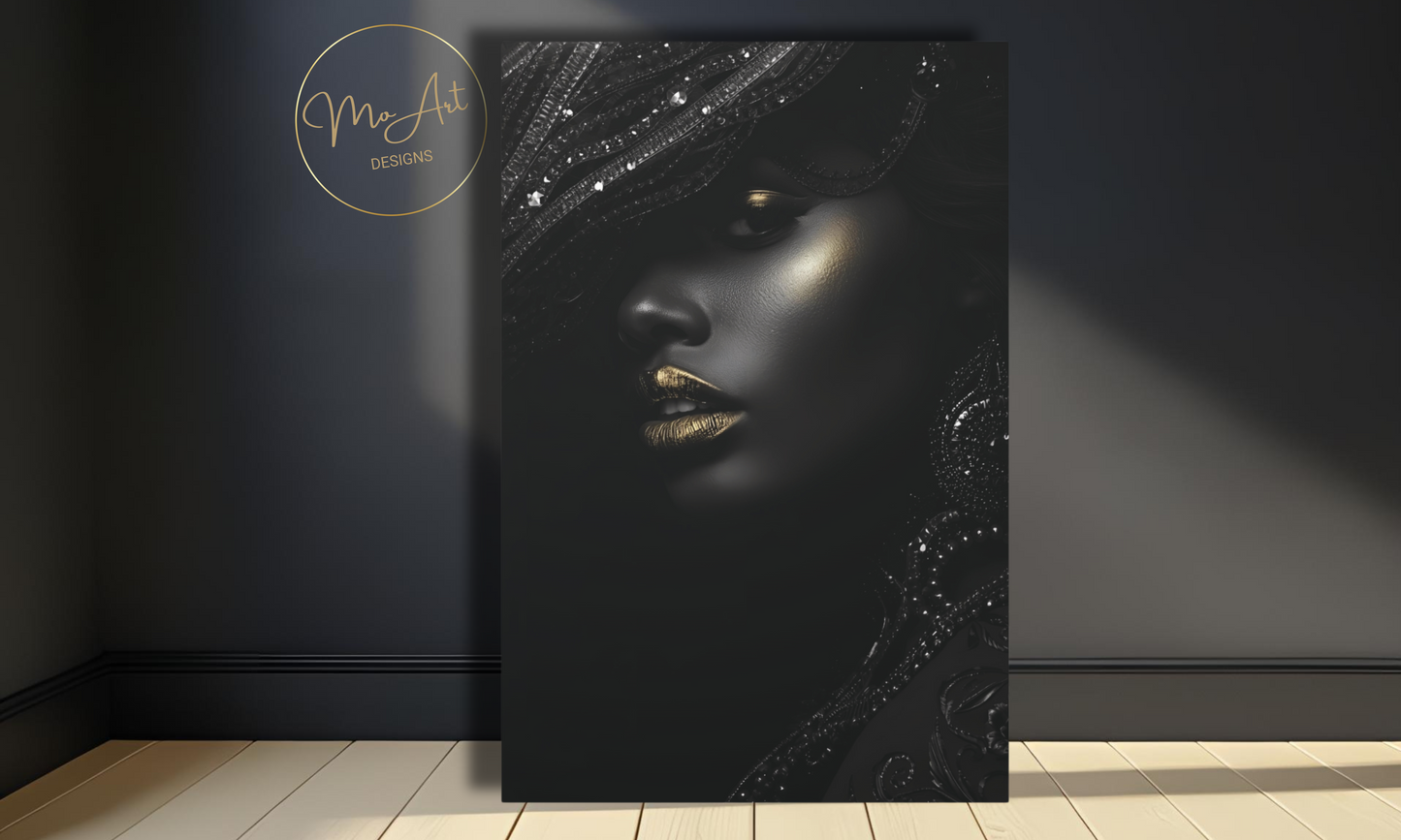 Opulent Shadows – Luxury Canvas Wall Art