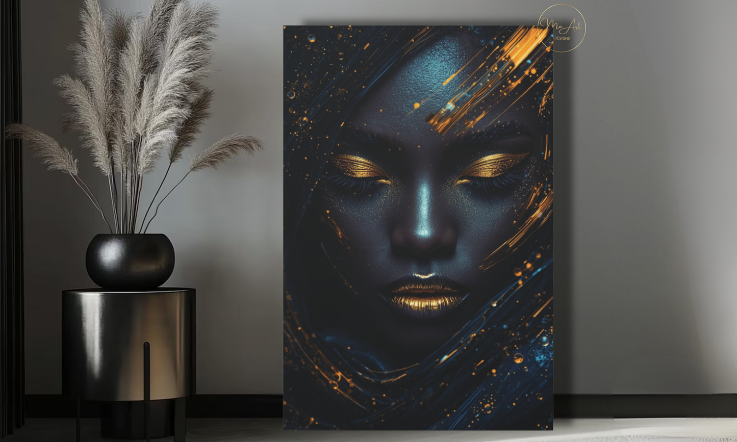 Black Woman Art - Illustrious Black Woman (Digital Download)