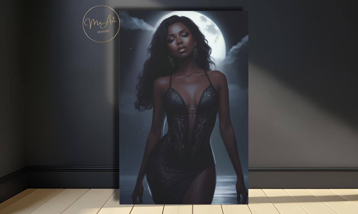 Alluring Beauty Canvas Wall Art