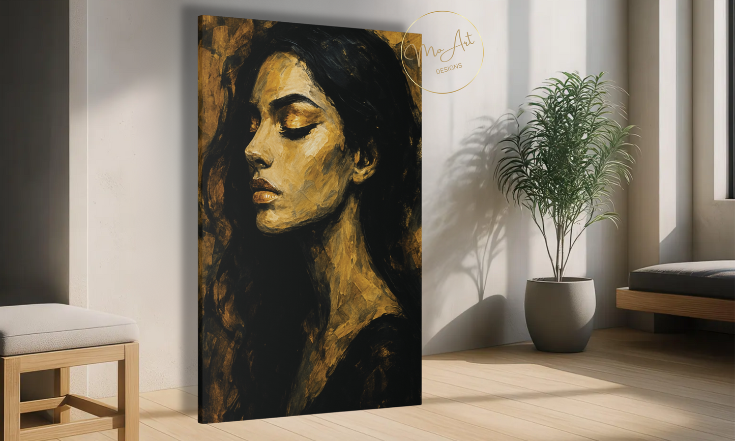 Essence of a Woman – Abstract Canvas Wall Art