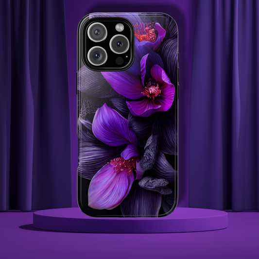 Vibrant Purple Orchids - Tough Phone Case for iPhone, Samsung, and Google Pixel for Ultimate Protection