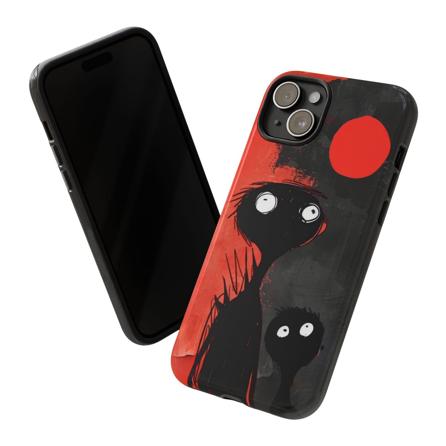 Scary Zombie People Phone Case, Tough Case Protective Smartphone Cover, Hard Shell Case, Unique Phone Accessories, Halloween