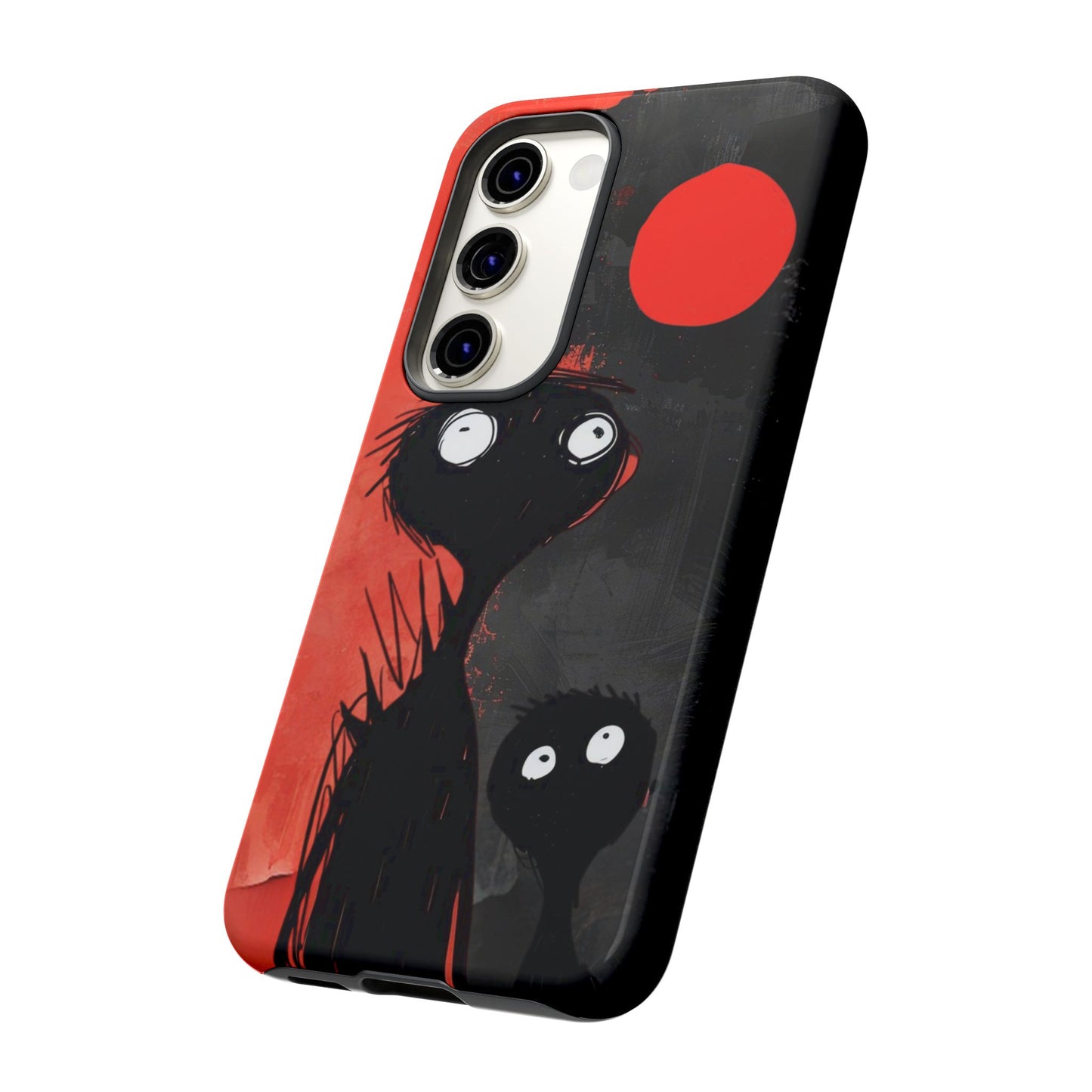 Scary Zombie People Phone Case, Tough Case Protective Smartphone Cover, Hard Shell Case, Unique Phone Accessories, Halloween