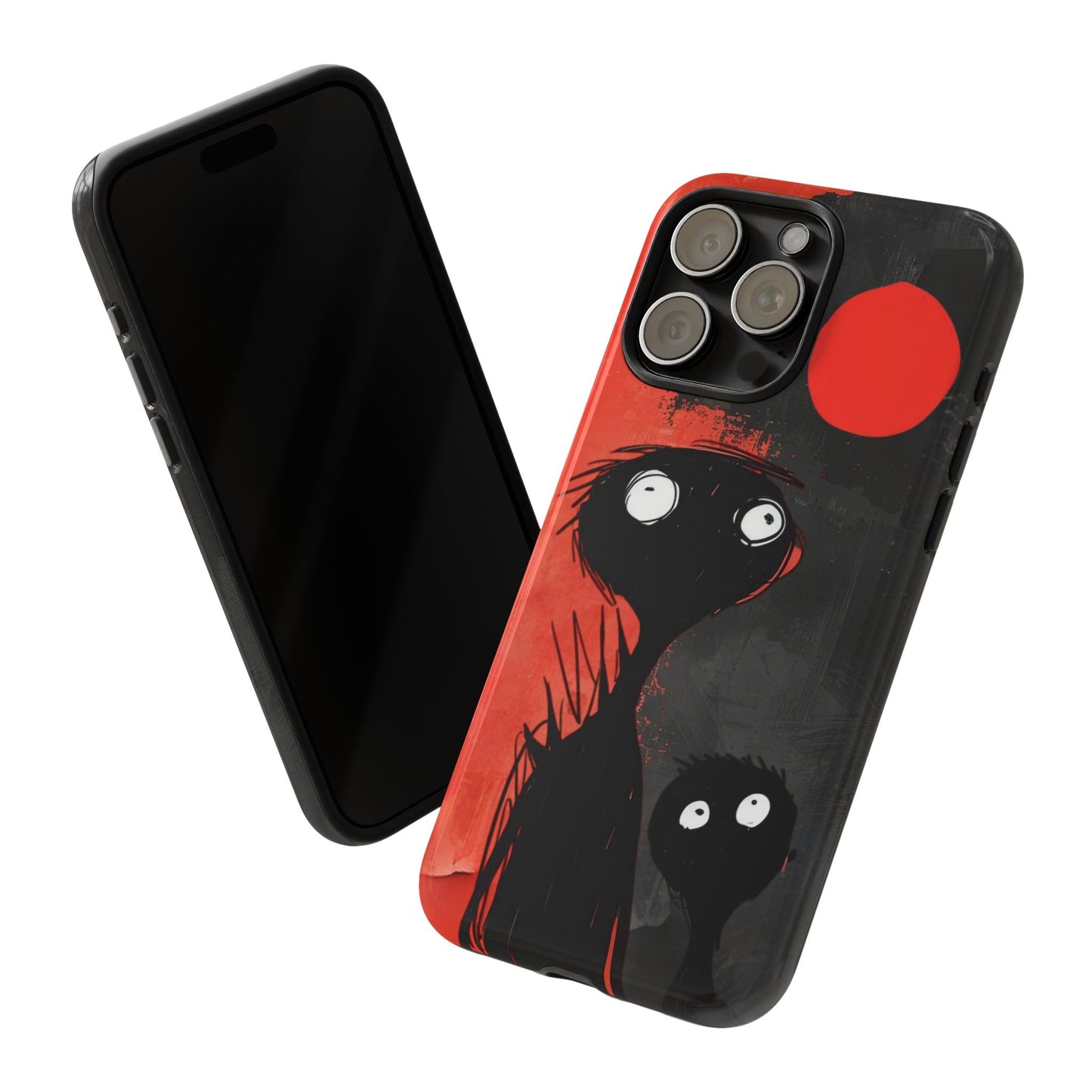 Scary Zombie People Phone Case, Tough Case Protective Smartphone Cover, Hard Shell Case, Unique Phone Accessories, Halloween