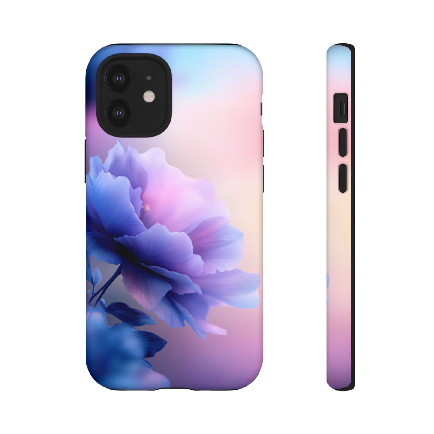 Purple Flower with Sunset - Tough Phone Case