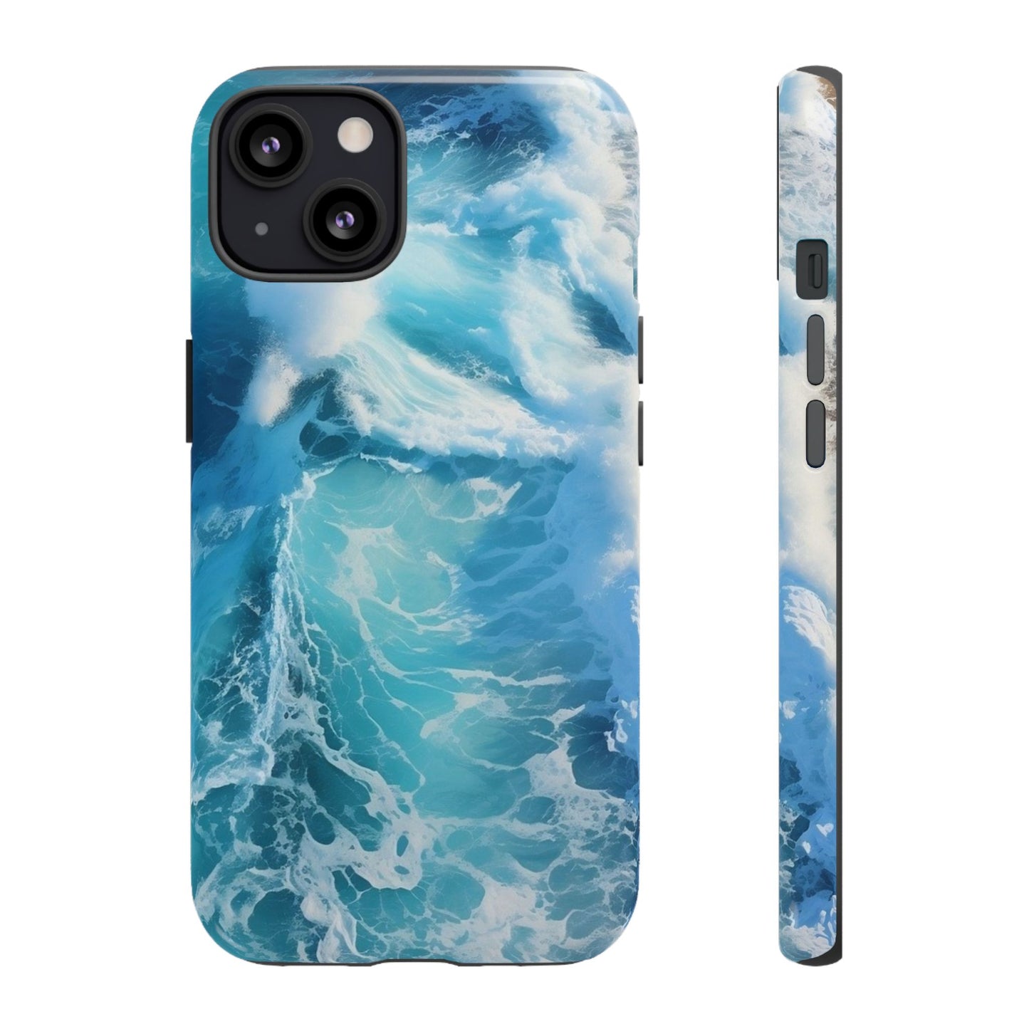 Crashing Ocean Waves - Tough Phone Case - iPhone or Samsung Phones