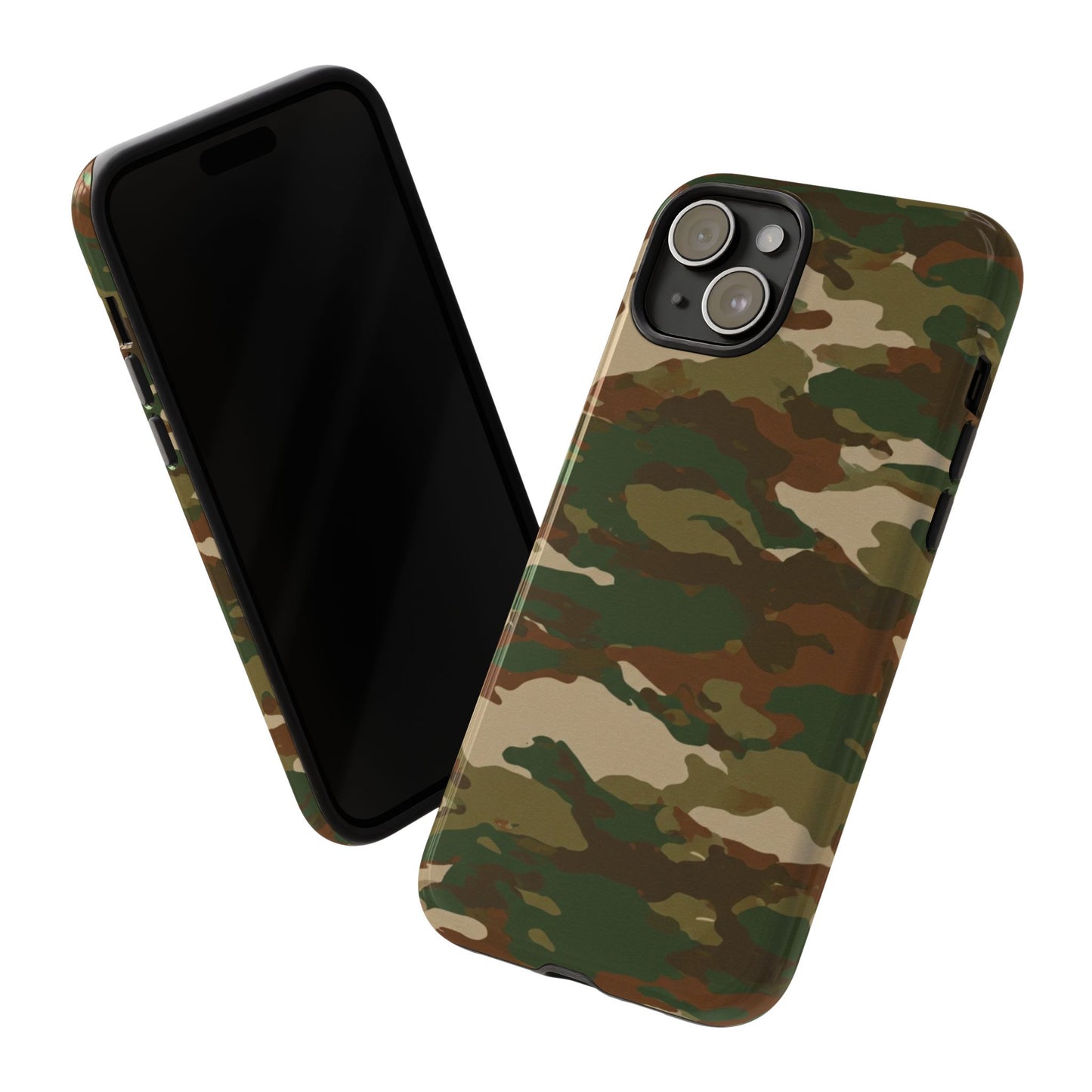Camo Design - Tough Phone Case - iPhone or Samsung Phones