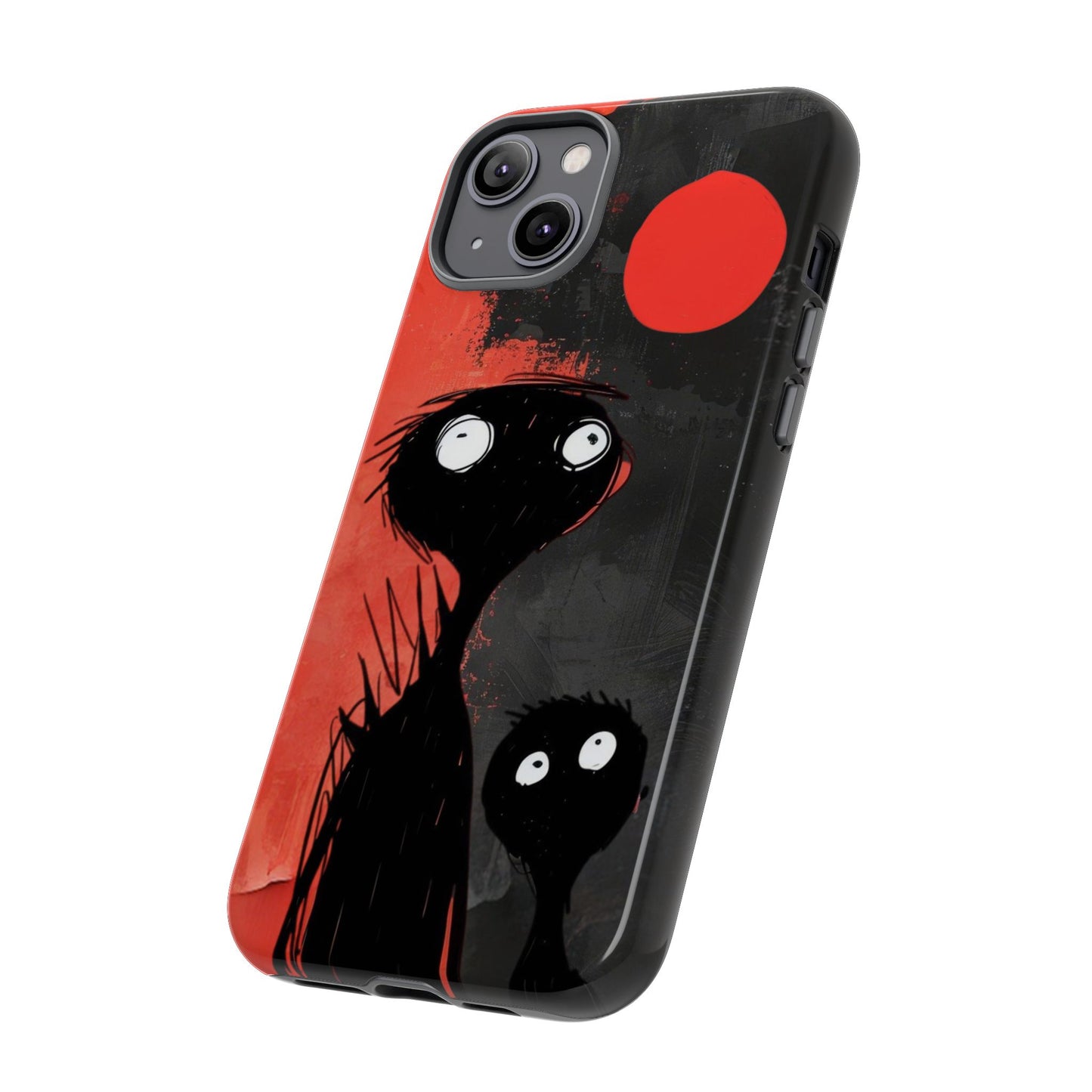 Scary Zombie People Phone Case, Tough Case Protective Smartphone Cover, Hard Shell Case, Unique Phone Accessories, Halloween