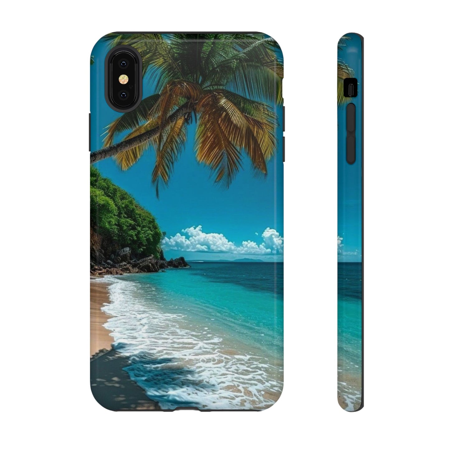 Tropical Beach Oasis - Tough Case for iPhone or Samsung