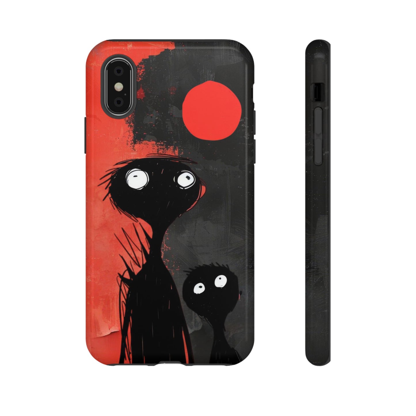 Scary Zombie People Phone Case, Tough Case Protective Smartphone Cover, Hard Shell Case, Unique Phone Accessories, Halloween