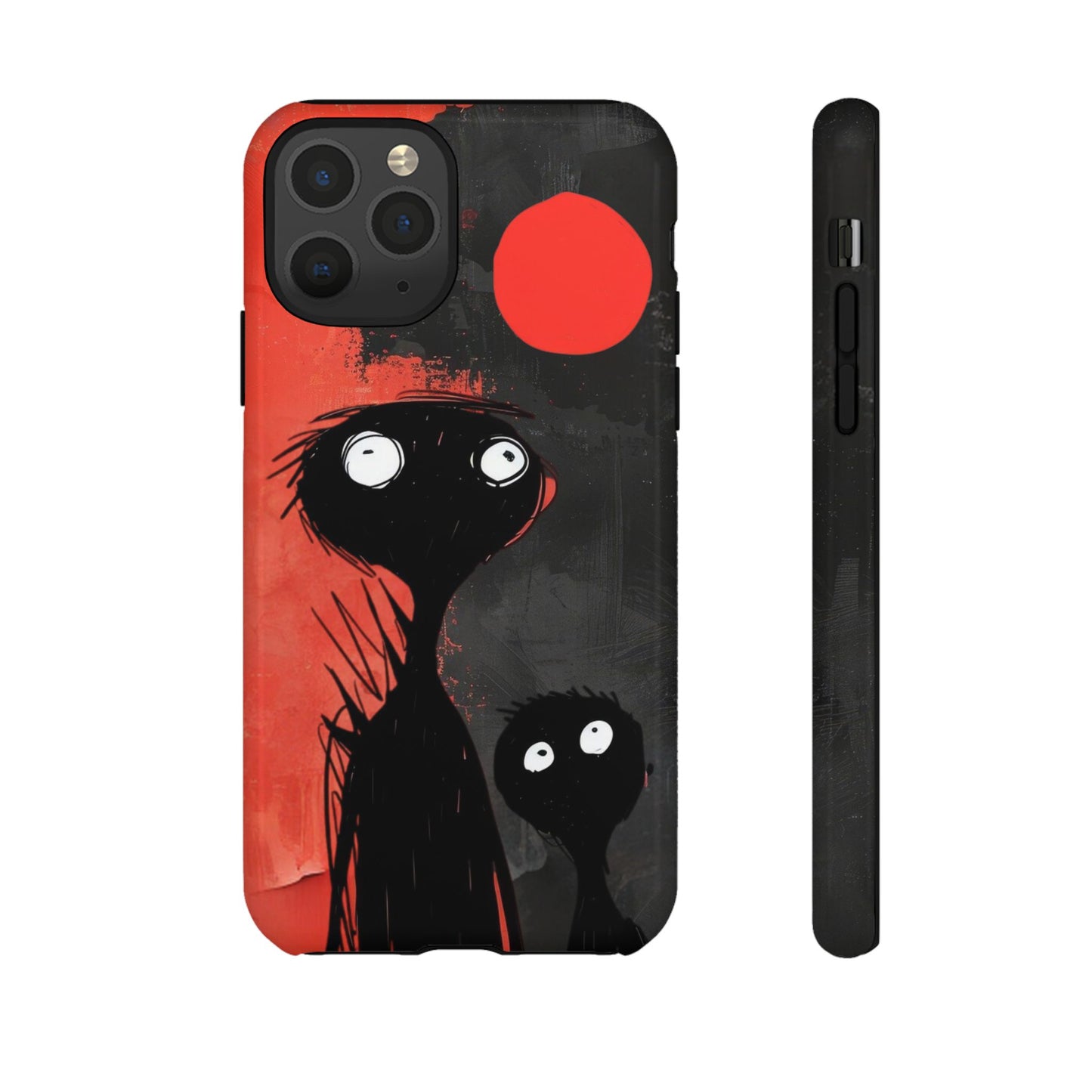 Scary Zombie People Phone Case, Tough Case Protective Smartphone Cover, Hard Shell Case, Unique Phone Accessories, Halloween