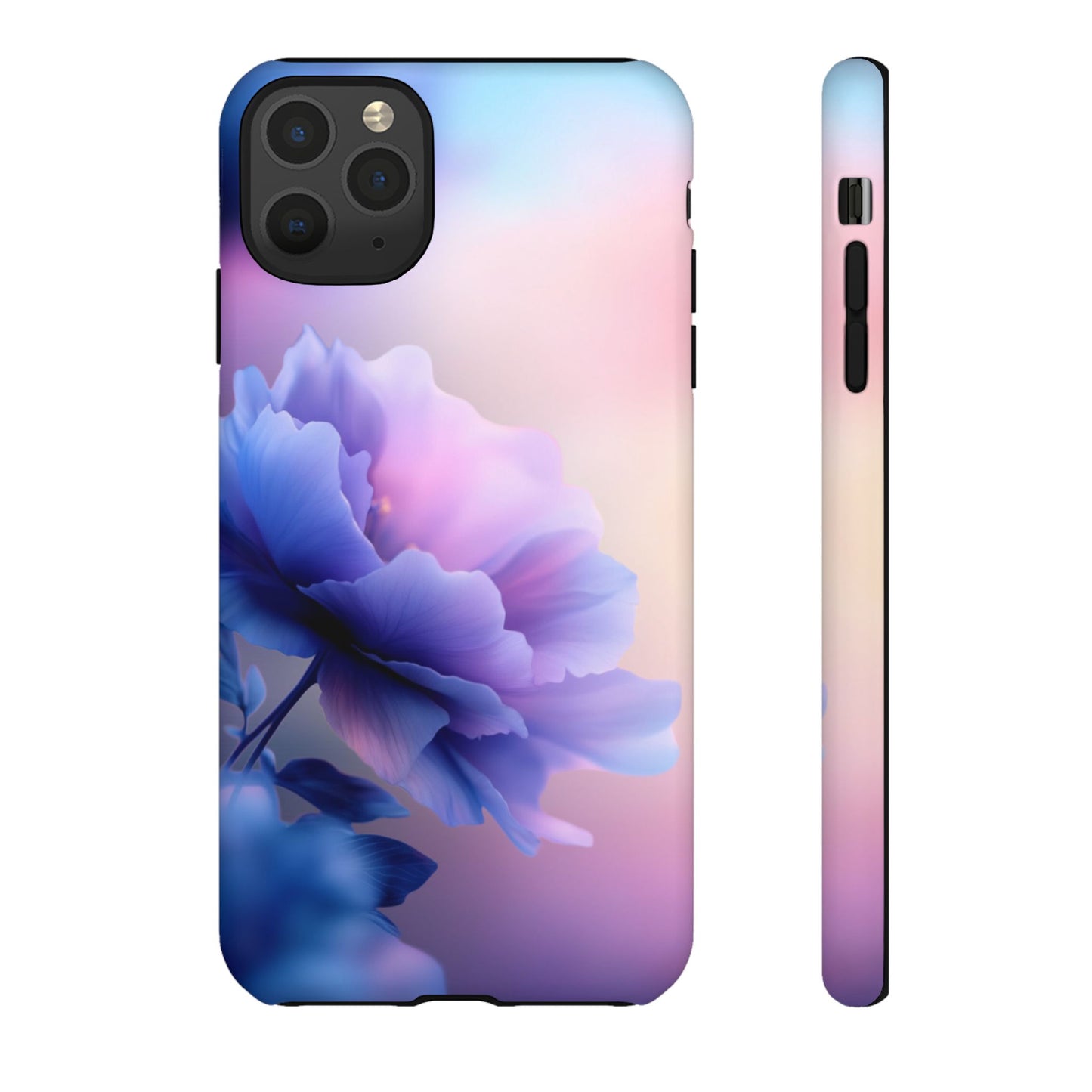 Purple Flower with Sunset - Tough Phone Case