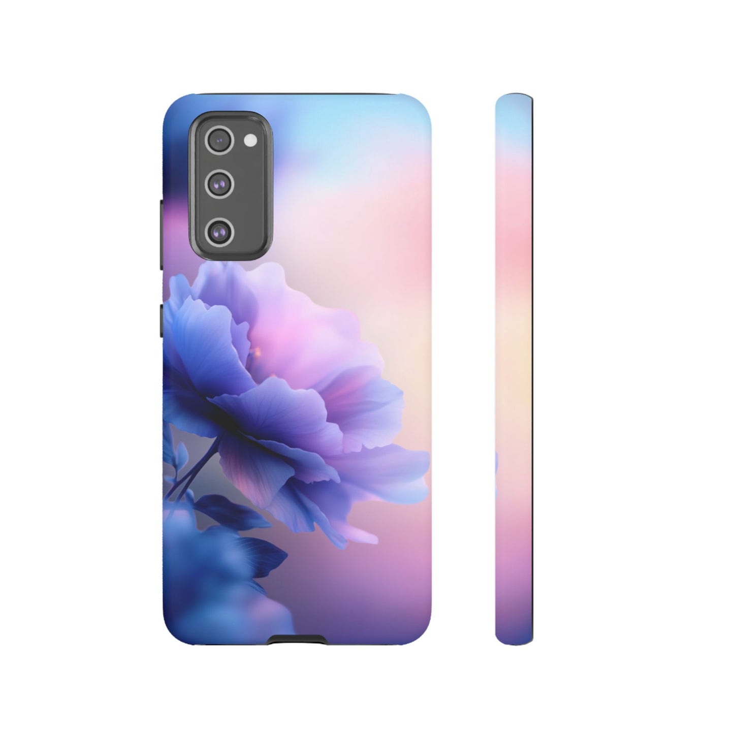 Purple Flower with Sunset - Tough Phone Case