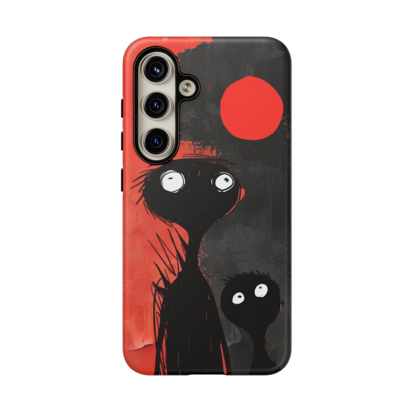 Scary Zombie People Phone Case, Tough Case Protective Smartphone Cover, Hard Shell Case, Unique Phone Accessories, Halloween