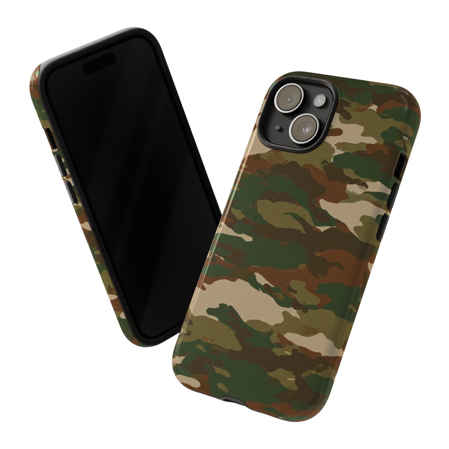 Camo Design - Tough Phone Case - iPhone or Samsung Phones