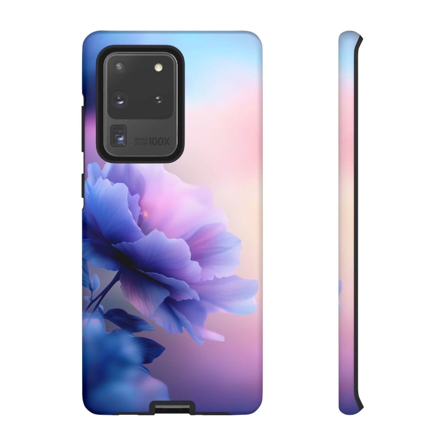 Purple Flower with Sunset - Tough Phone Case