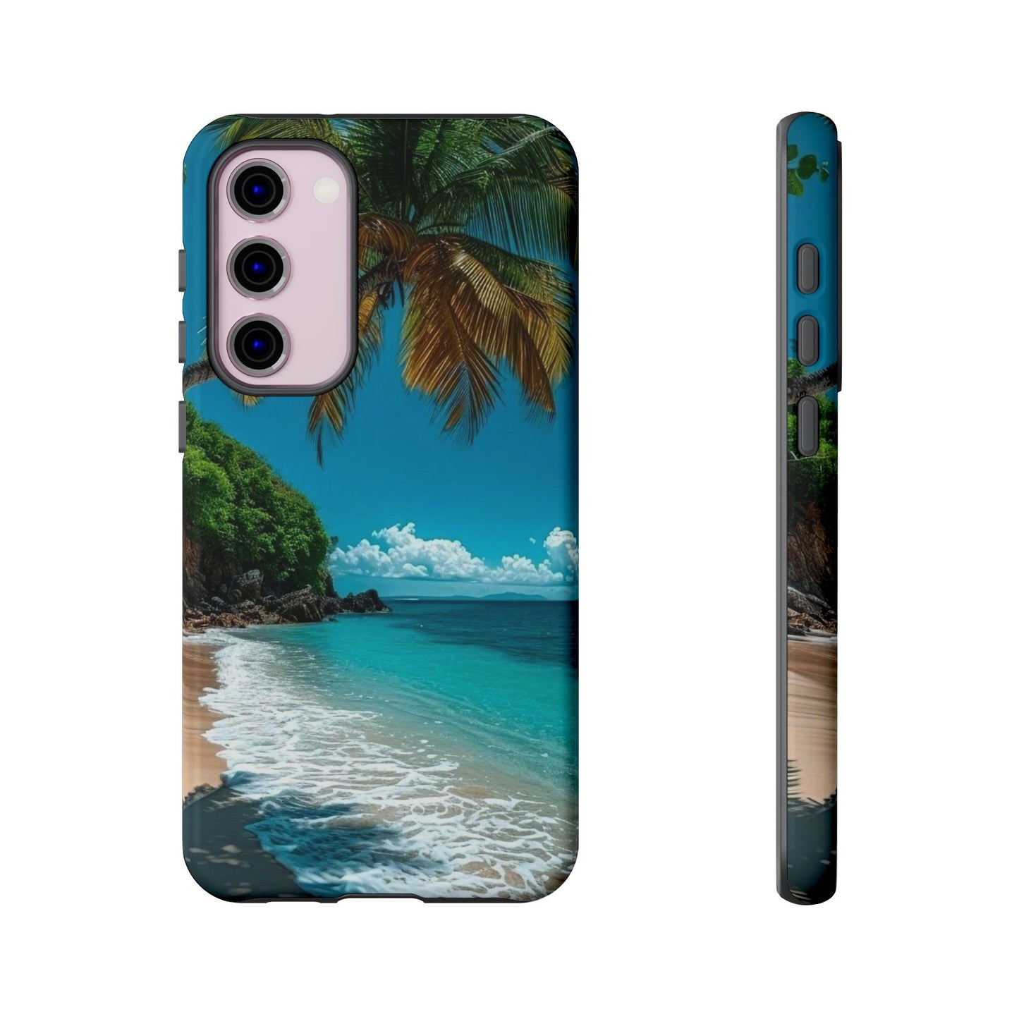 Tropical Beach Oasis - Tough Case for iPhone or Samsung