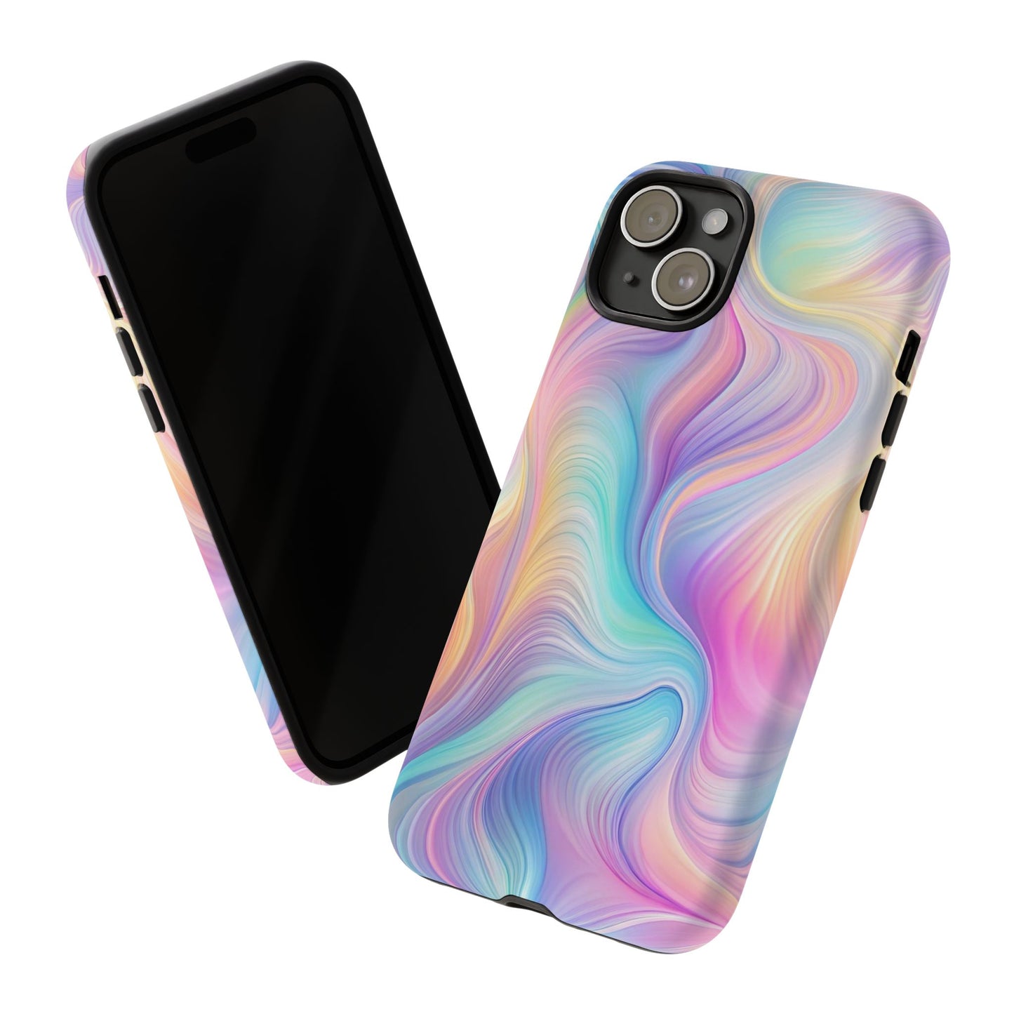 Colorful Swirls Tough Phone Case for Ultimate Protection - iPhone or Samsung Phones