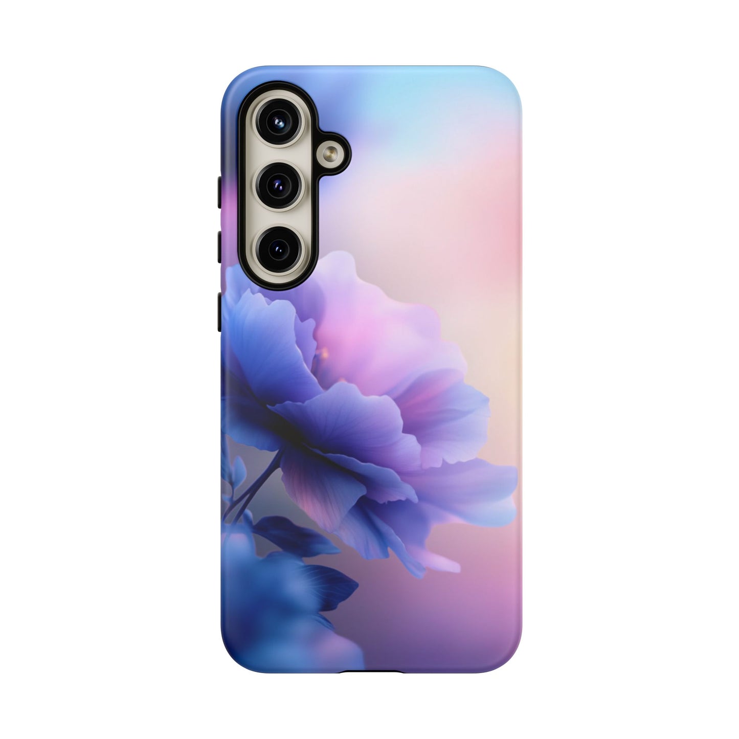 Purple Flower with Sunset - Tough Phone Case