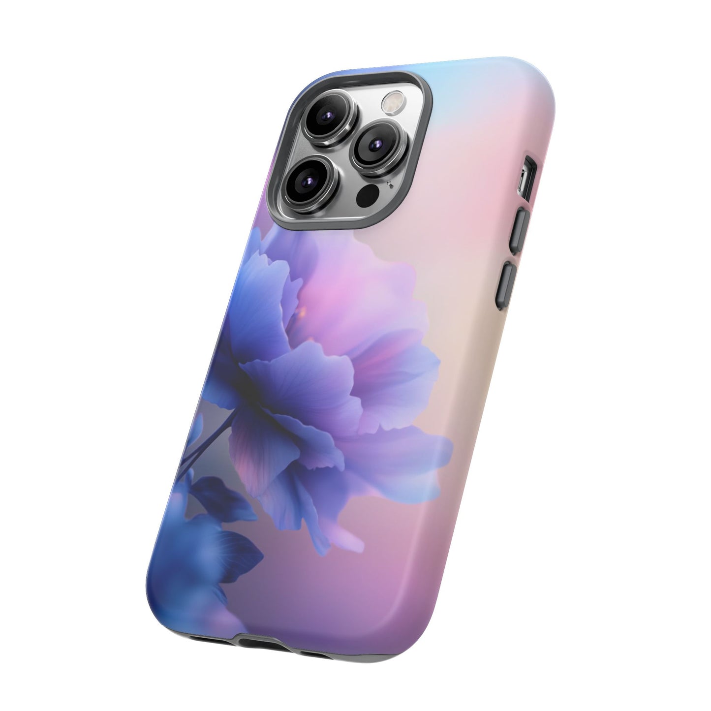 Purple Flower with Sunset - Tough Phone Case