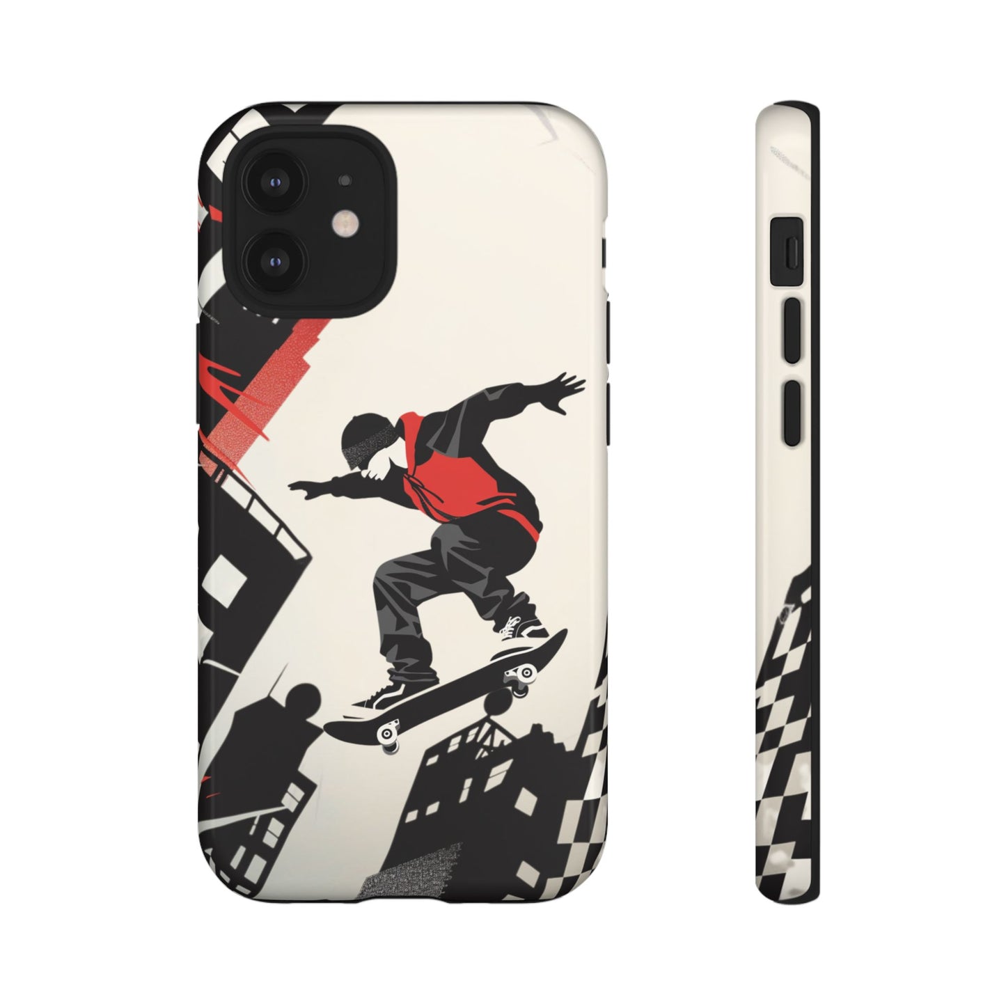 Skateboarding in the City - Tough Phone Case - iPhone or Samsung Phones