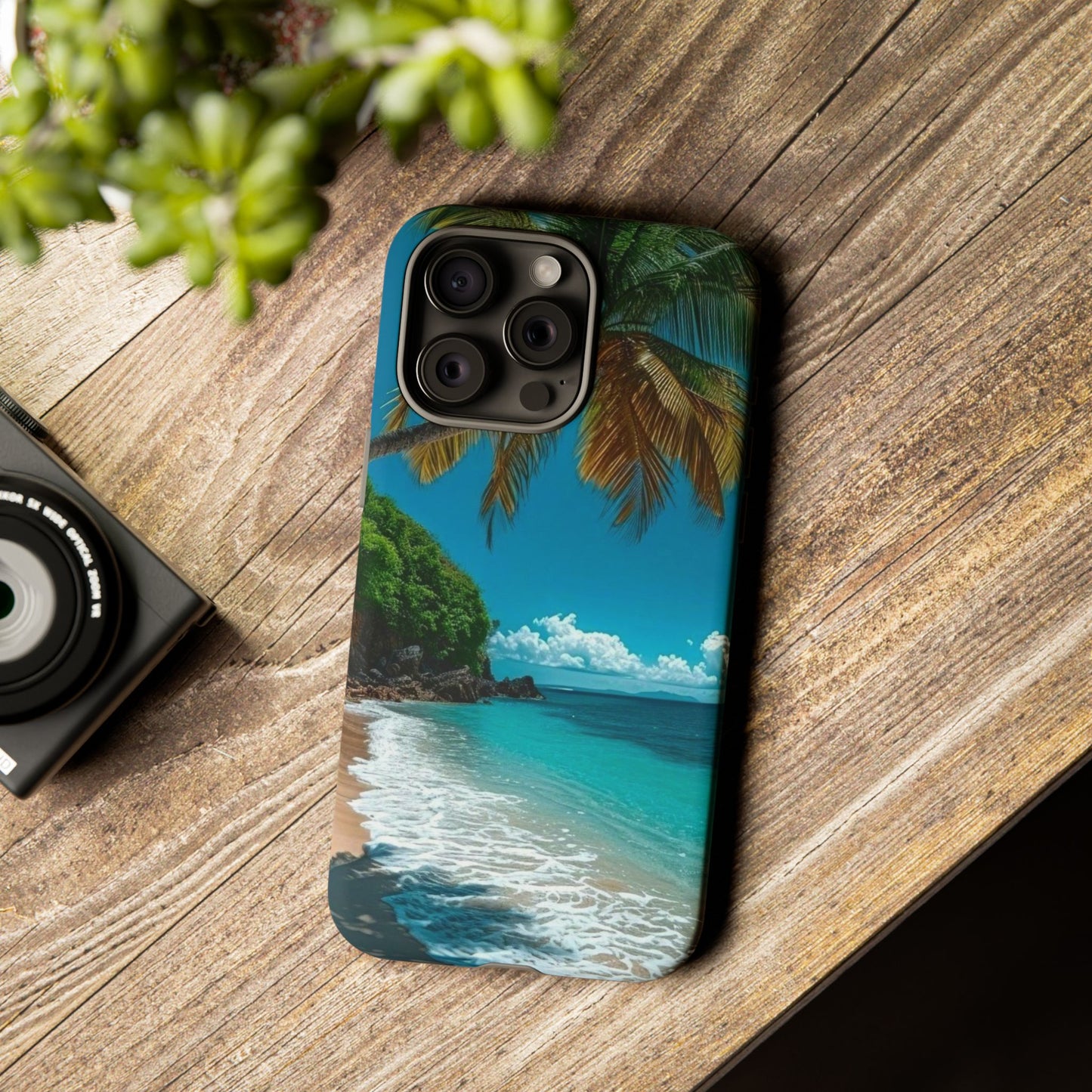 Tropical Beach Oasis - Tough Case for iPhone or Samsung