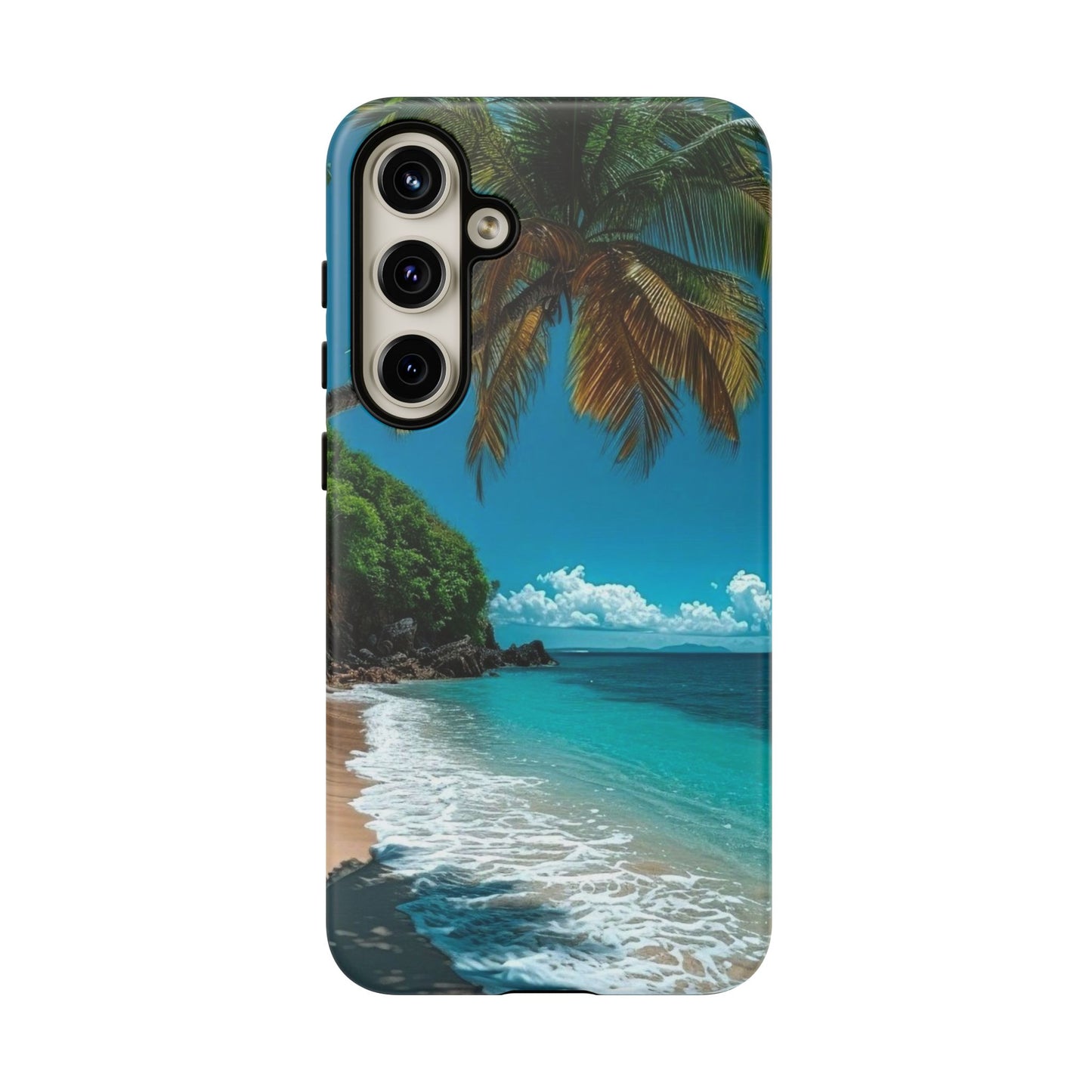 Tropical Beach Oasis - Tough Case for iPhone or Samsung