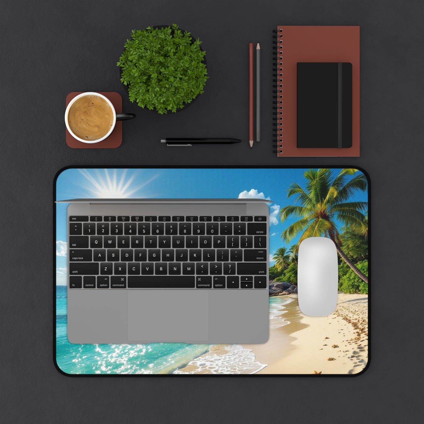 Escape to Paradise - Desk Mat / Mouse Pad