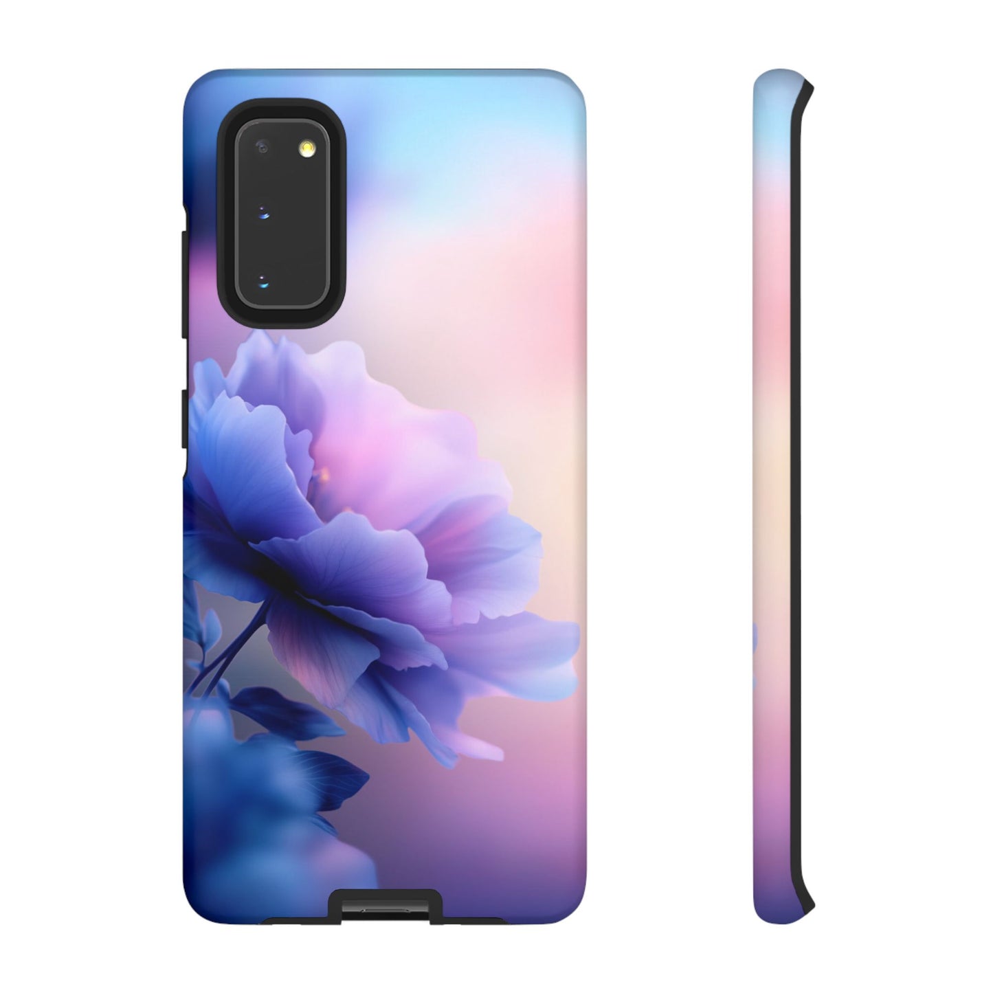 Purple Flower with Sunset - Tough Phone Case