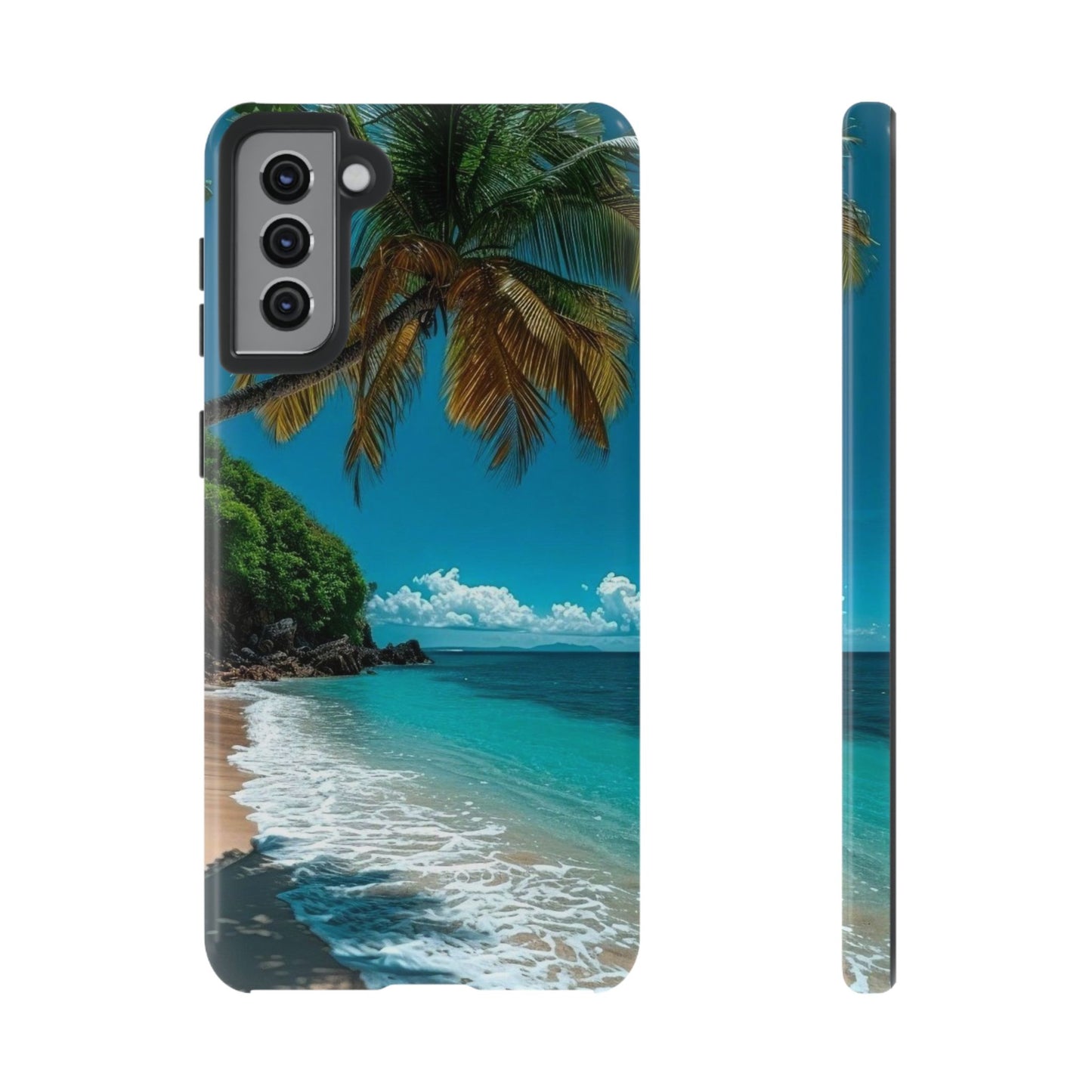 Tropical Beach Oasis - Tough Case for iPhone or Samsung