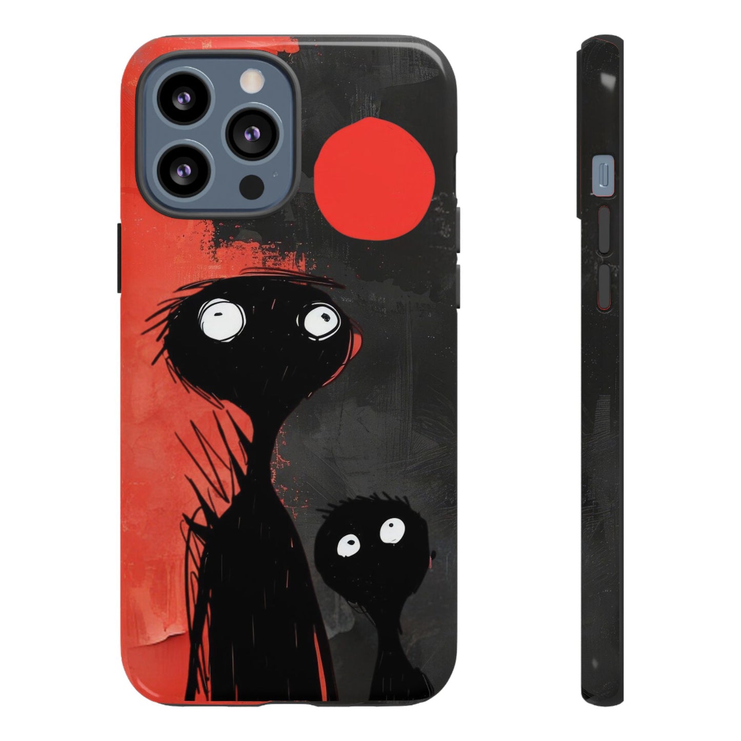 Scary Zombie People Phone Case, Tough Case Protective Smartphone Cover, Hard Shell Case, Unique Phone Accessories, Halloween