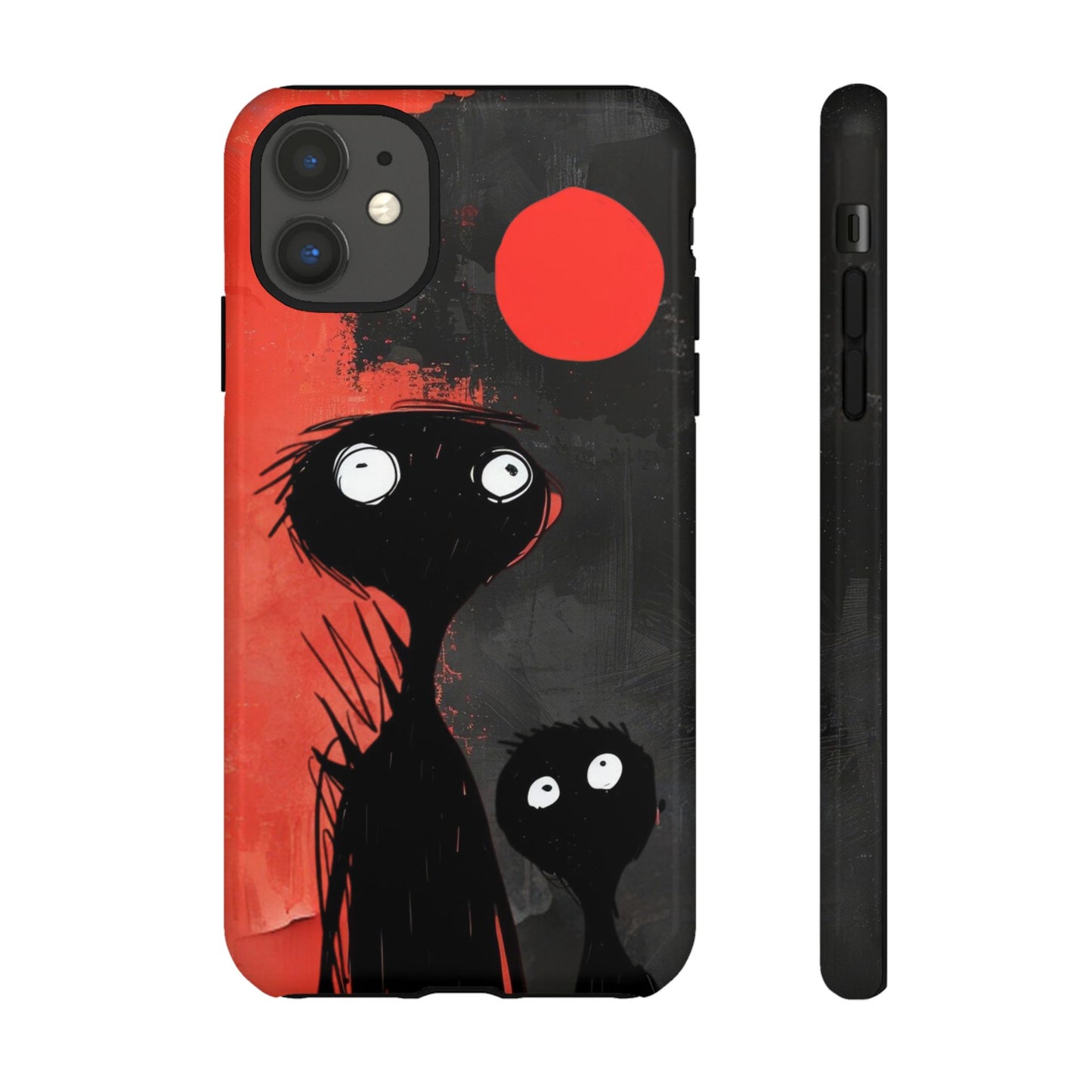 Scary Zombie People Phone Case, Tough Case Protective Smartphone Cover, Hard Shell Case, Unique Phone Accessories, Halloween