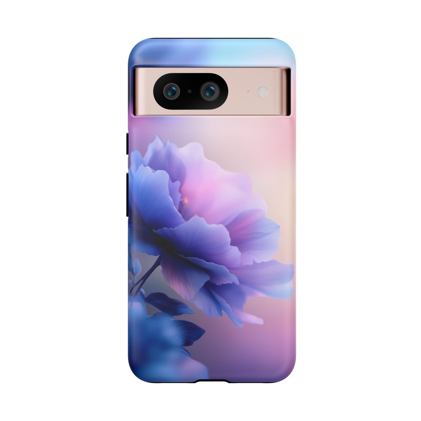 Purple Flower with Sunset - Tough Phone Case