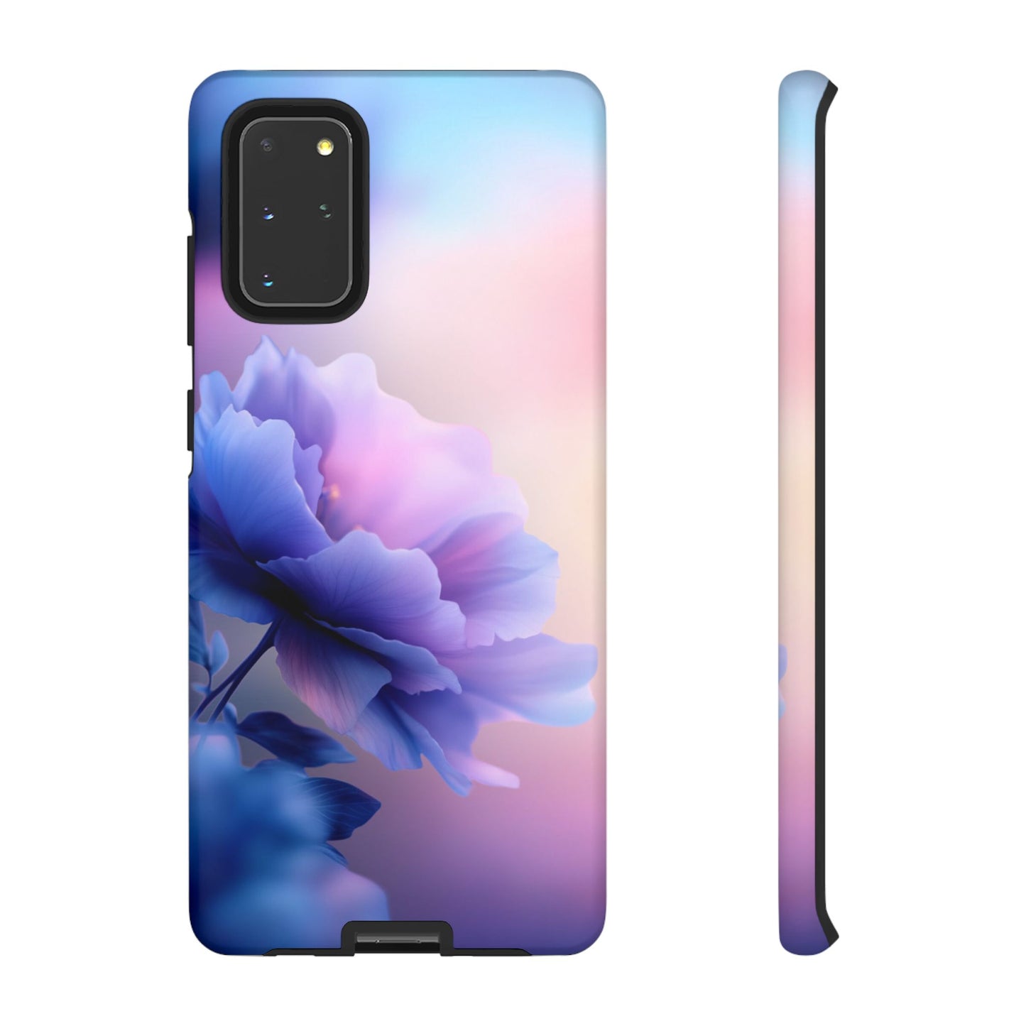 Purple Flower with Sunset - Tough Phone Case