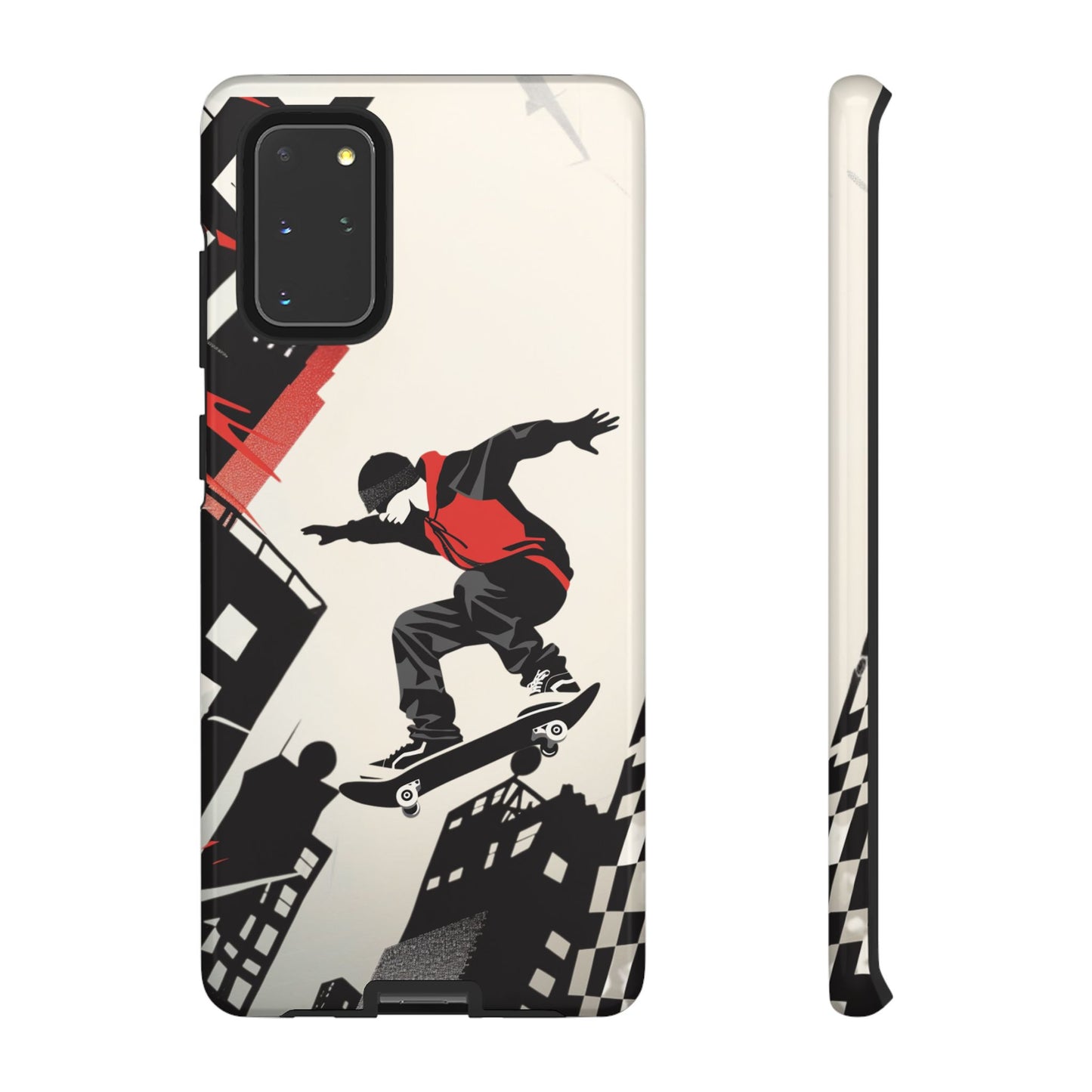 Skateboarding in the City - Tough Phone Case - iPhone or Samsung Phones