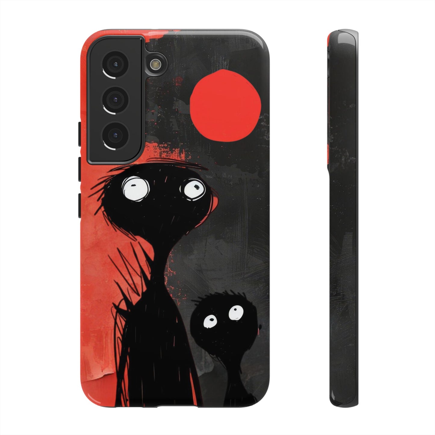 Scary Zombie People Phone Case, Tough Case Protective Smartphone Cover, Hard Shell Case, Unique Phone Accessories, Halloween