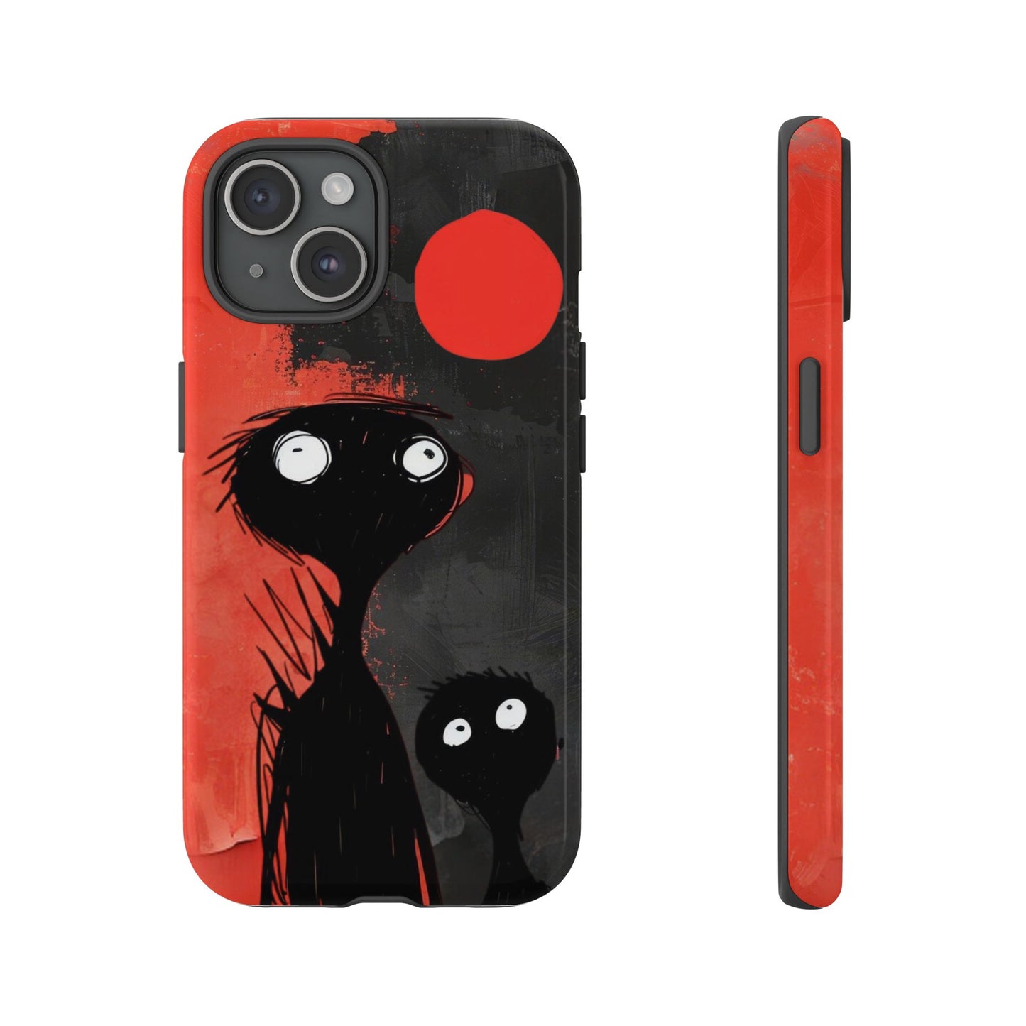 Scary Zombie People Phone Case, Tough Case Protective Smartphone Cover, Hard Shell Case, Unique Phone Accessories, Halloween